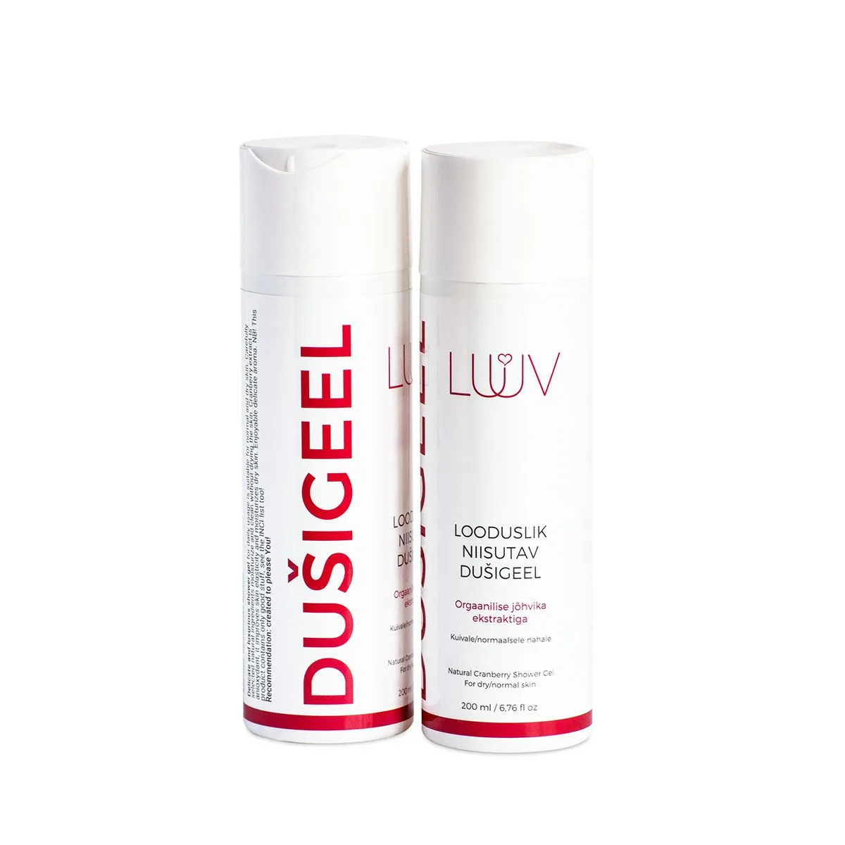 LUUV LOODUSLIK NIISUTAV DUSHIGEEL 200ML - Product Image