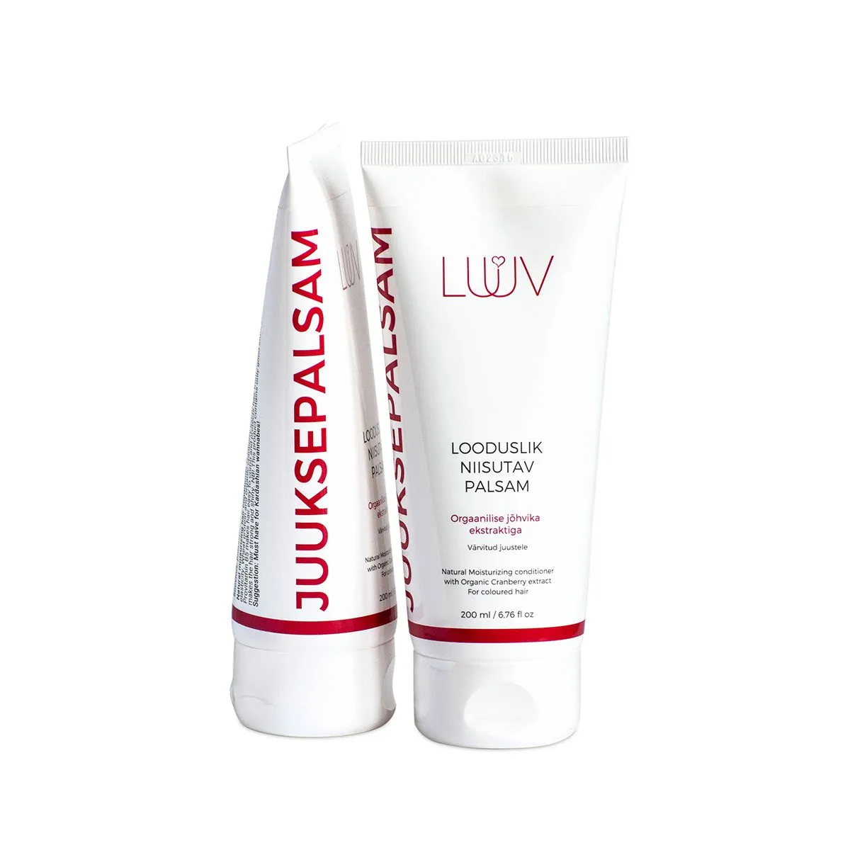 LUUV LOODUSLIK NIISUTAV PALSAM ORGAANILISE JÕHVIKA EKSTRAKTIGA 200ML - Product Image