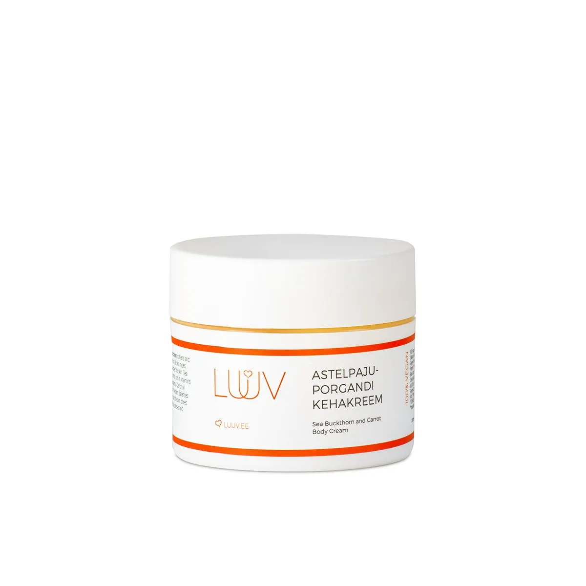 LUUV ASTELPAJU-PORGANDI KEHAKREEM MANGOVÕIGA 200ML - Product Image
