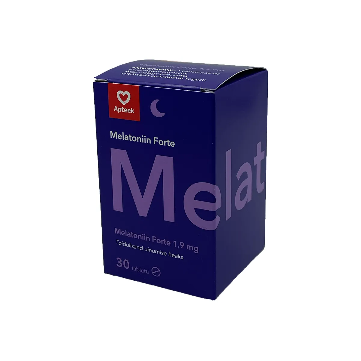 SA MELATONIIN FORTE 1,9MG N30 - Product Image