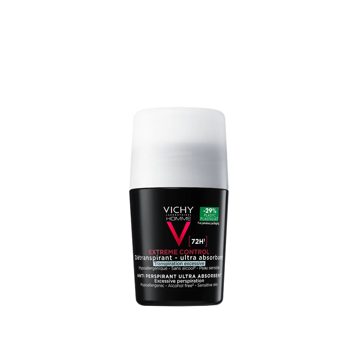 VICHY HOMME Дезодорант -антиперспирант против избыточного потоотделения, для чувствительной кожи 72ч - Product Image 1