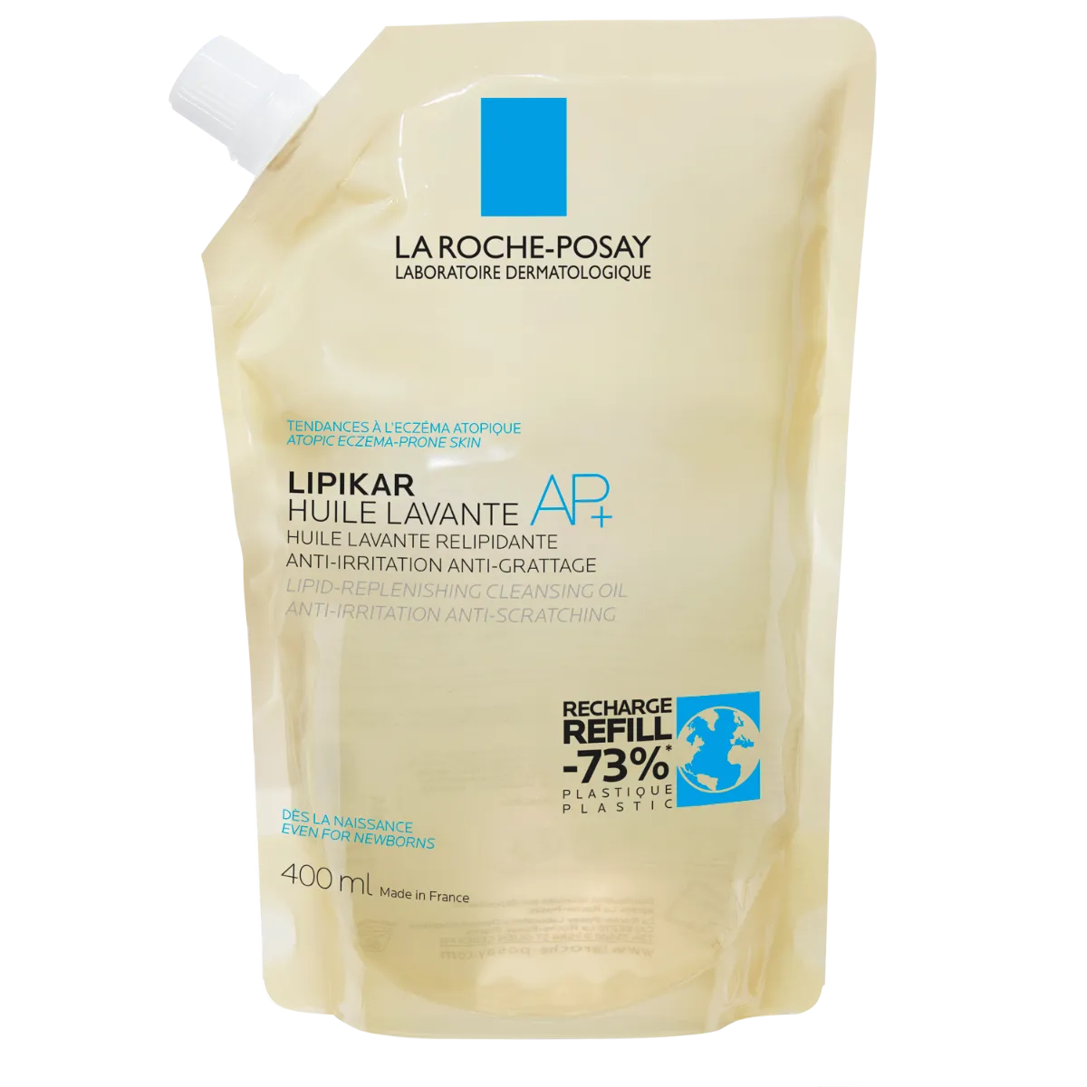 LA ROCHE-POSAY LIPIKAR AP+ PESUÕLI ÕRNATOIMELINE TÄITEPAKEND 400ML - Product Image