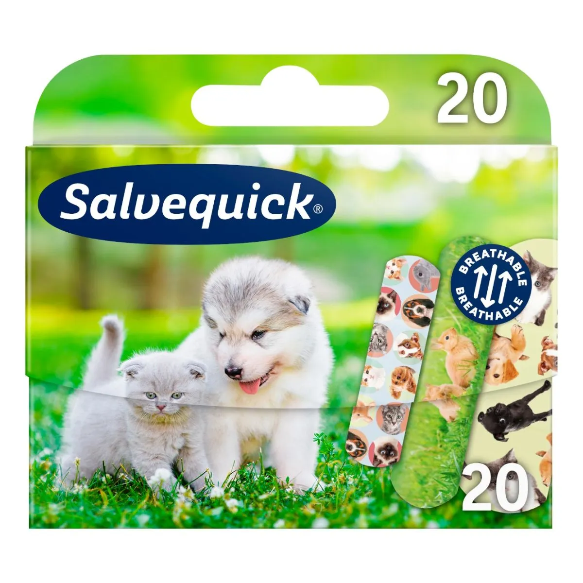 SALVEQUICK PLAASTER LASTELE LOOMAD N20 - Product Image