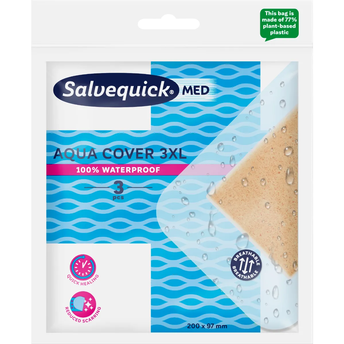 SALVEQUICK PLAASTER AQUA COVER XXXL N5 - Product Image