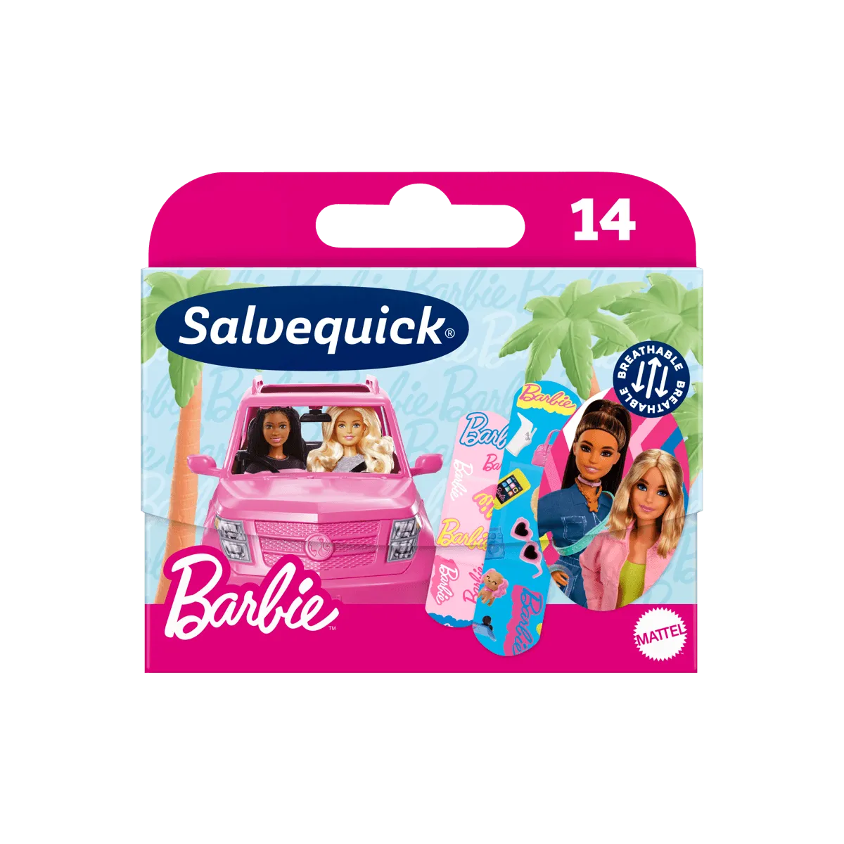 SALVEQUICK PLAASTER LASTELE BARBIE N14 - Product Image
