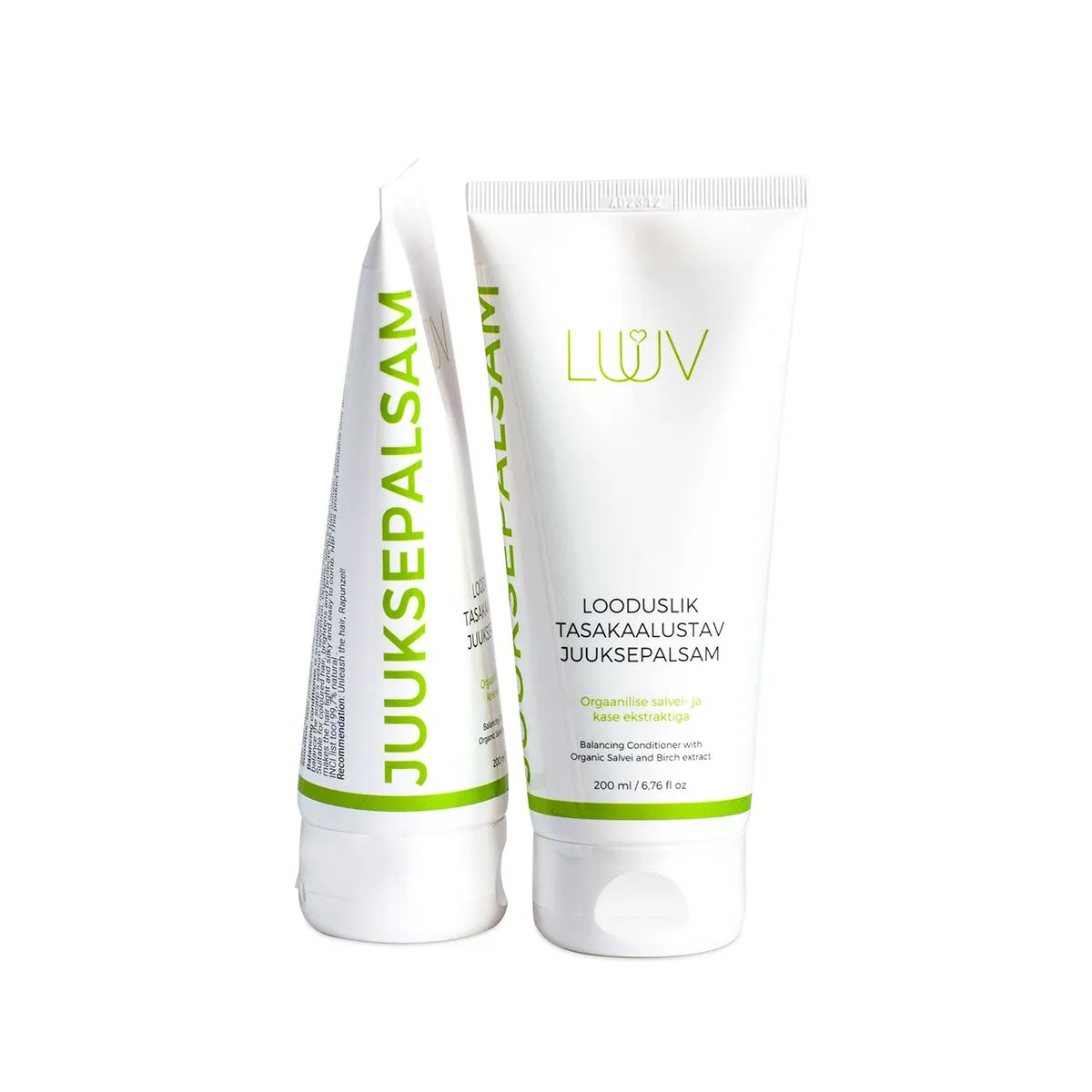 LUUV TASAKAALUSTAV JUUKSEPALSAM SALVEI- JA KASEEKSTRAKTIGA 200ML - Product Image