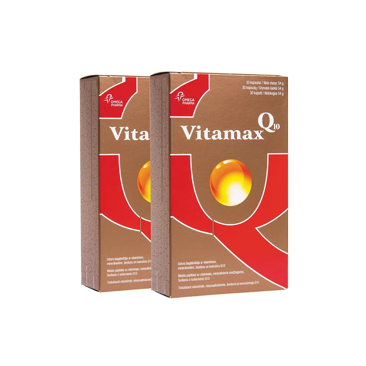 VITAMAX Q10 KAPSLID N30 1+1 - Product Image