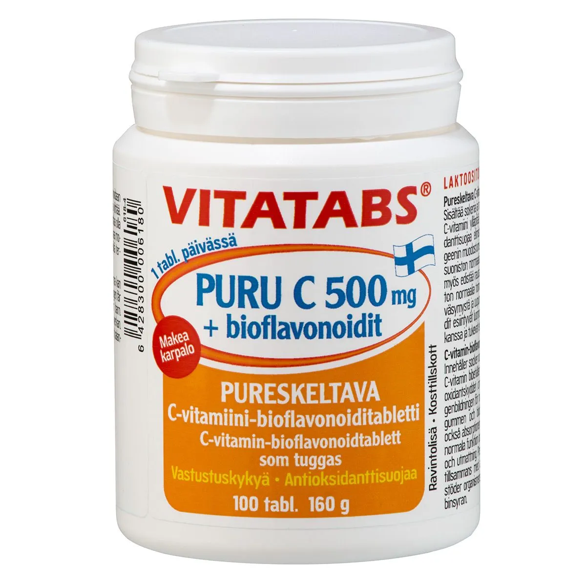 VITATABS PURU C TBL 500MG N100 - Product Image