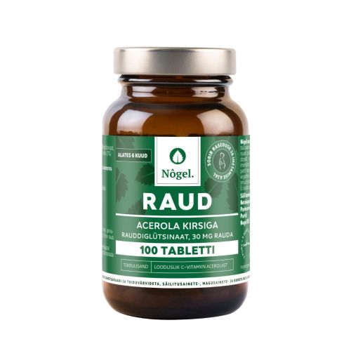 NÕGEL RAUD ACEROLA KIRSIGA 30MG N100