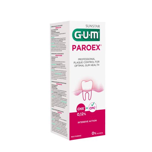 GUM PAROEX 0.12% ОПОЛАСКИВАТЕЛЬ ДЛЯ ПОЛОСТИ РТА  300 МЛ/1784/