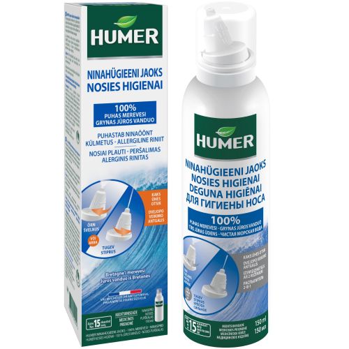 HUMER NASAL AEROS (TÄISKASVANUTELE) 150ML UUS