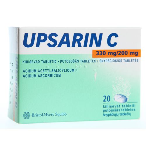 UPSARIN C KIHISEV TBL 330MG+200MG N20