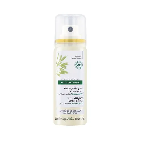 KLORANE KUIVSHAMPOON KAERAEKSTRAKTIGA 50ML UUS