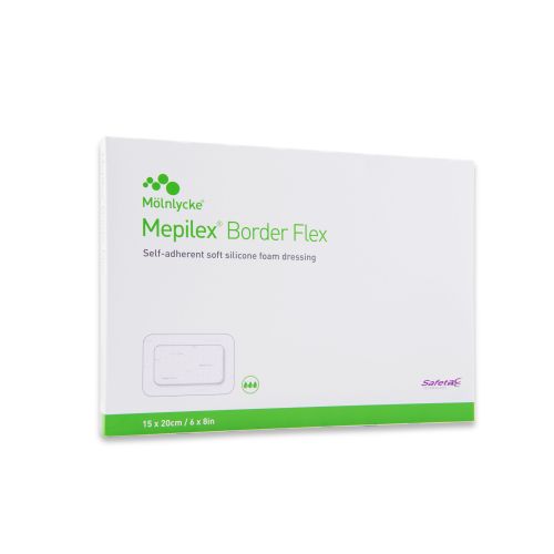 MEPILEX BORDER FLEX PLAASTER 15X20CM N5 STER
