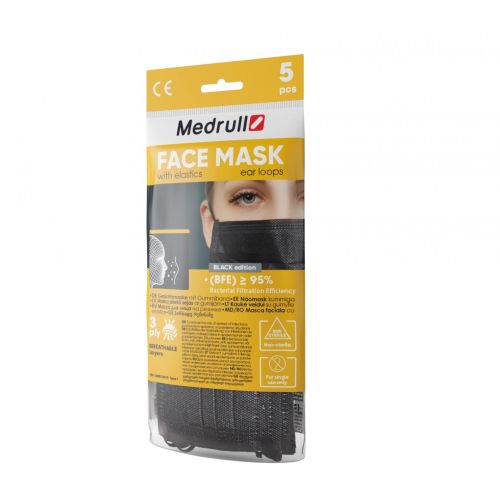 MASK MEDRULL 3-KIHILINE KUMMIGA N5 MUST