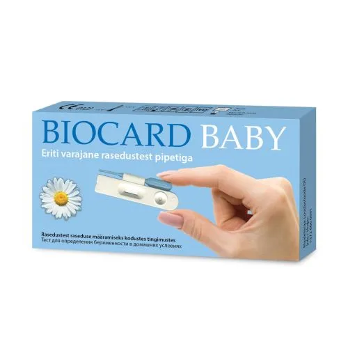 RASEDUSTEST BIOCARD BABY ERITI VARAJANE KARBIS