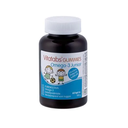VITATABS JUNIOR OMEGA-3 PEHMED KALAKESED TUTTI-FRUTTI  N60