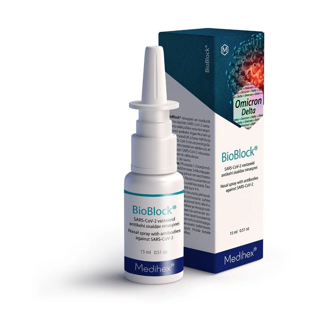 BIOBLOCK SARS-COV-2 NINASPREI 15ML UUS - Product Image 2