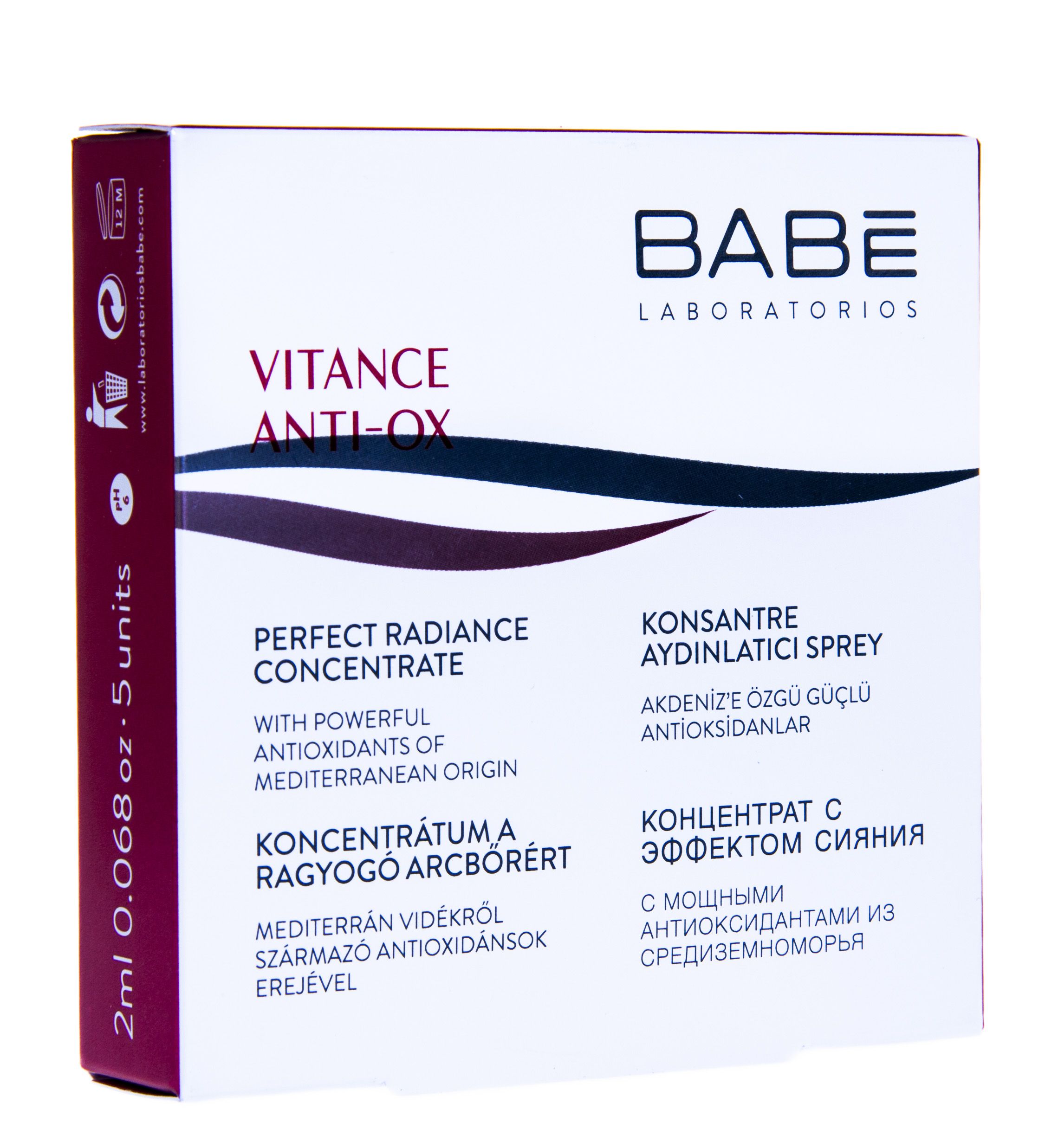 BABE VITANCE ANTI-OX RADIANCE KONTSENTRAAT 5X2ML - Product Image 2