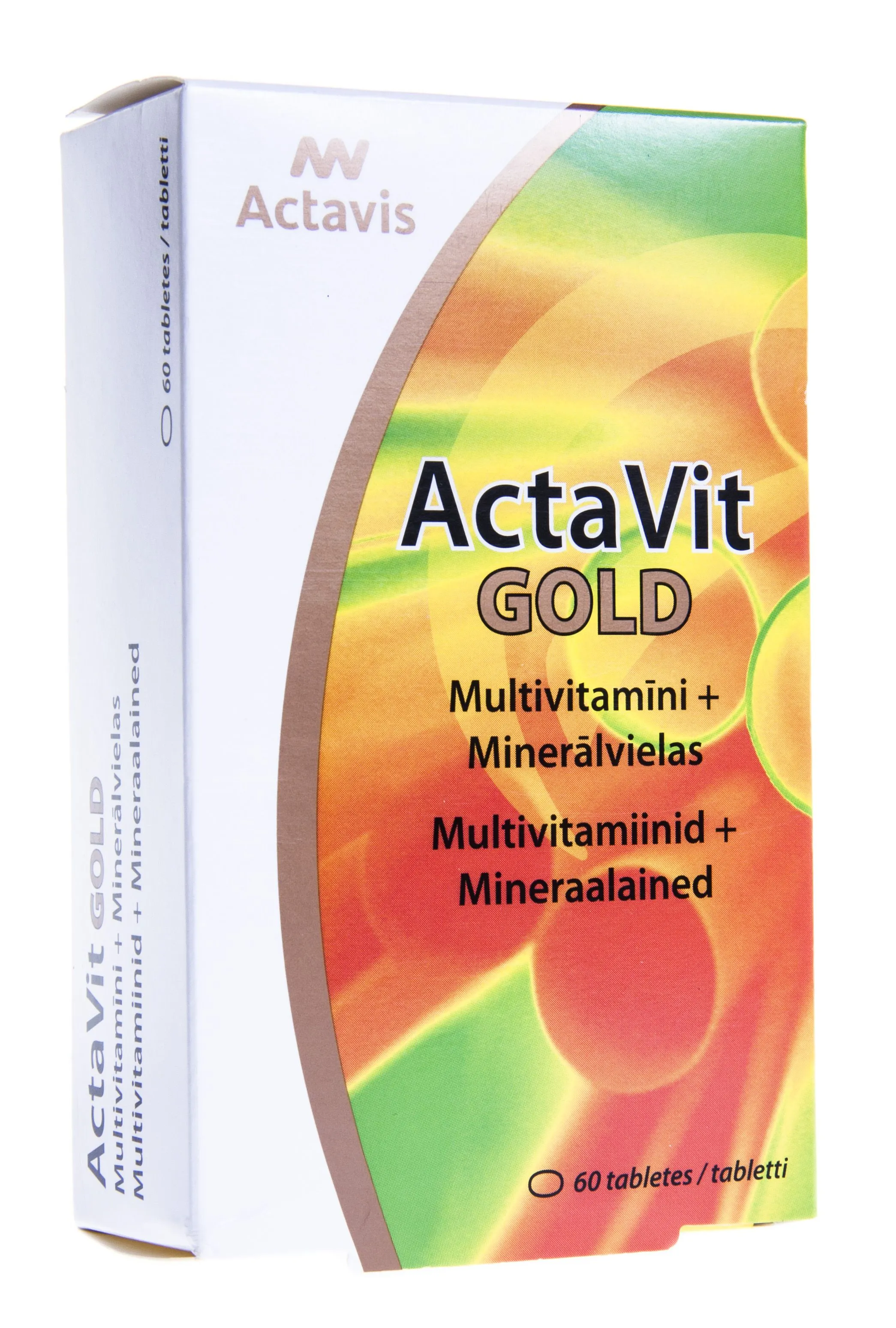 ACTAVIT GOLD MULTIVITAMIINID+MINERAALAINED TBL N60 - Product Image 2