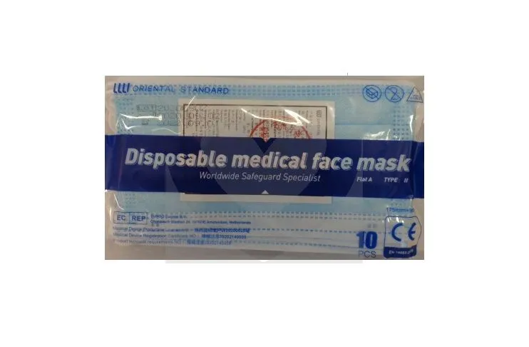 MASK MEDITSIINILINE ORIENTAL TÜÜP II N10 - Product Image 2