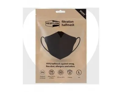 RESPILON CARBON FFP2 NÄOMASK L N3 - Product Image 2