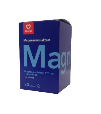 SA MAGNEESIUMLAKTAAT 675MG+VITAMIIN B6 TBL N30 UUS - Product Image 2